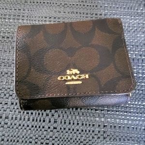 Coach brown wallet